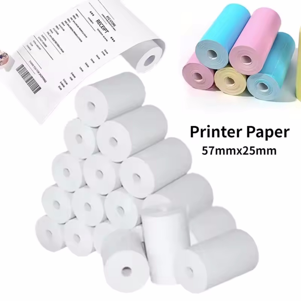 Heat Transfer Vinyl Roll - Thermal Paper MINI Printing Self-adhesive Label