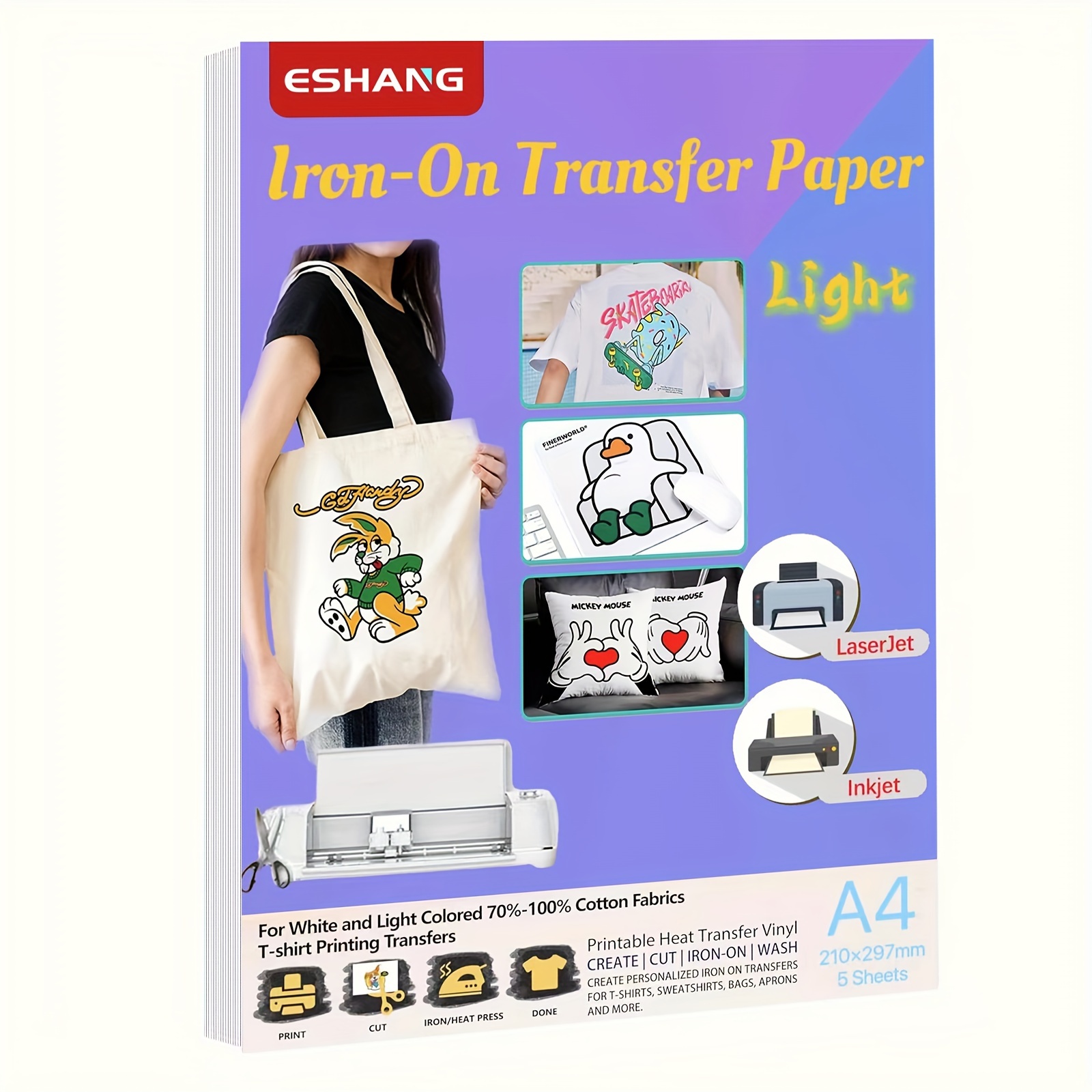 Heat Transfer Vinyl Roll - A4 Size Heat Transfer Paper For