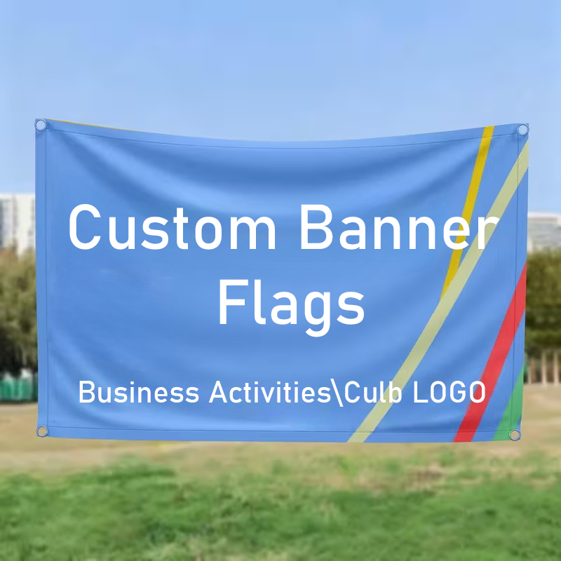 Commercial Printing Company - Custom Flag Banner for Personalized Logo