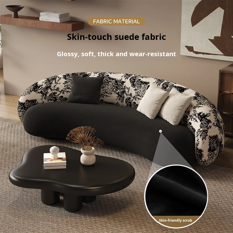 Retro Style Sectional Sofa Sue - Commercial Fabric Printing recension och pris