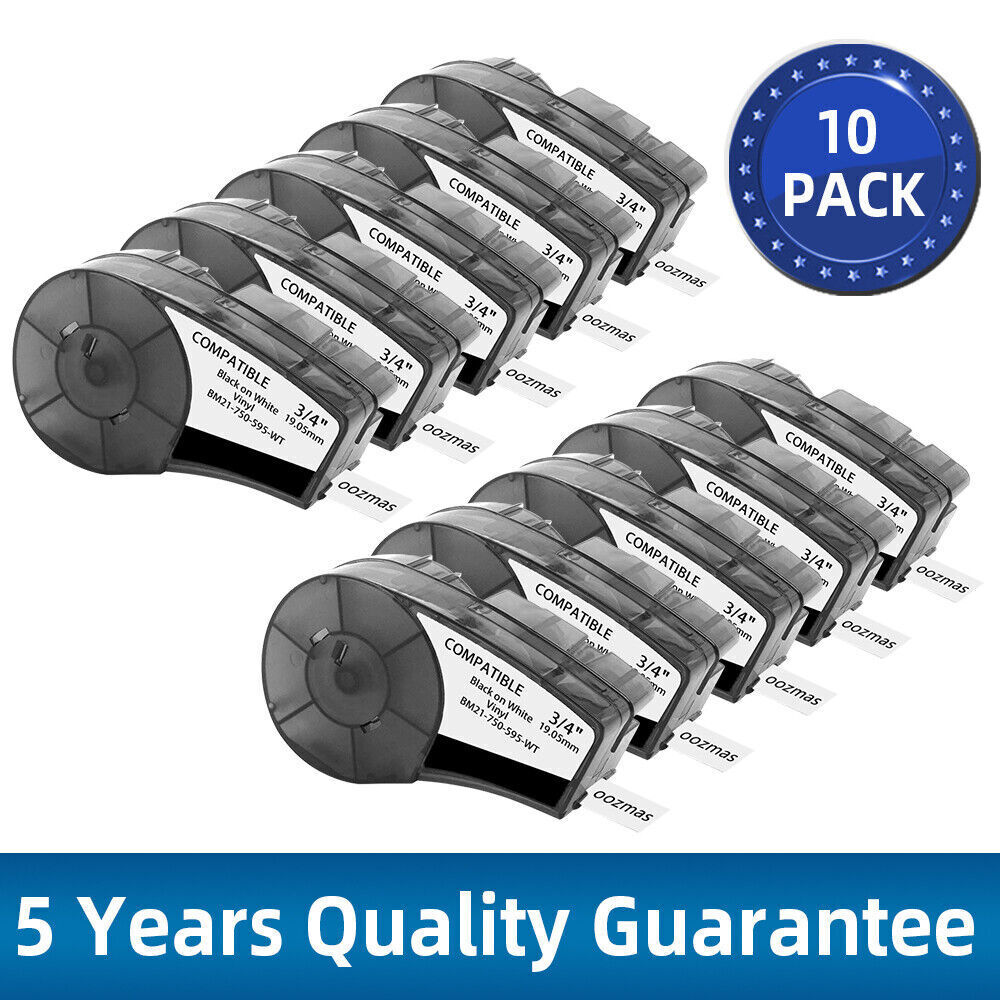 1-10PK Compatible for Brady BM - Heat Transfer Vinyl Roll recension och pris