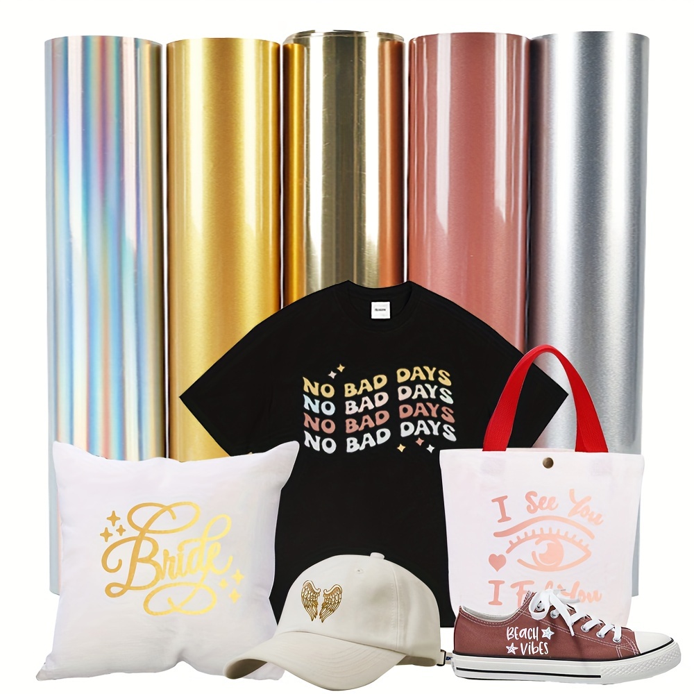 1 Pack, PU Soft Metal Heat Tra - Heat Transfer Vinyl Roll recension och pris