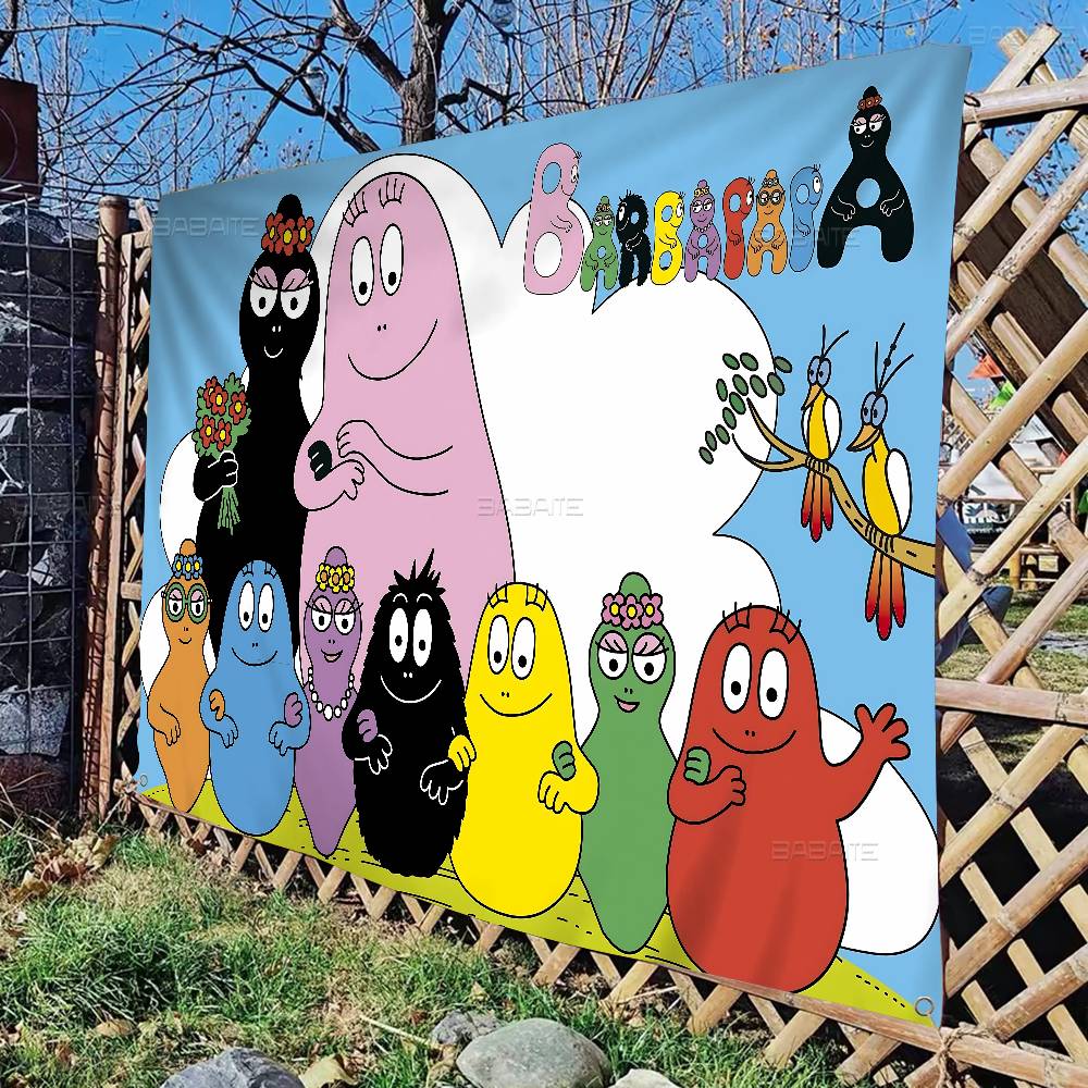 Cute Cartoon Les Barbapapa Fam - Commercial Printing Company recension och pris