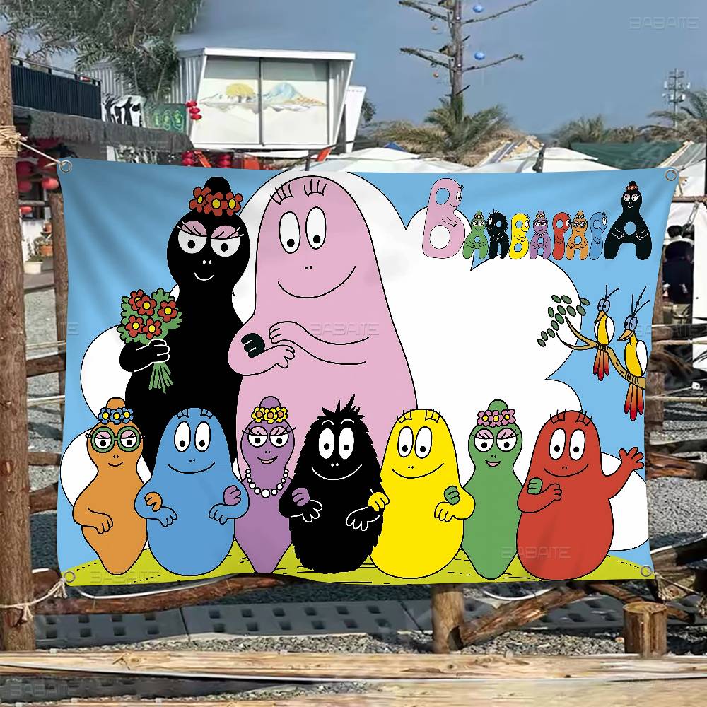 Cute Cartoon Les Barbapapa Fam - Commercial Printing Company recension och pris